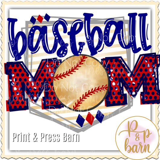 Baseball Mom Sequin