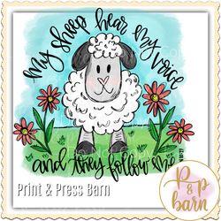 Lamb with quote