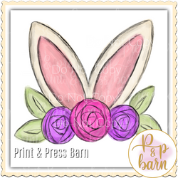 Bunny Ears with Flowers