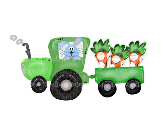 Easter Tractor- Green