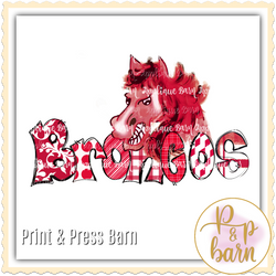 Bronco- Red