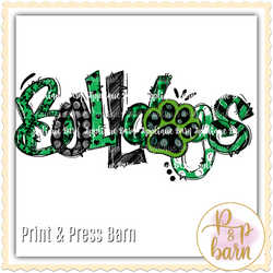 Bulldog Paw- Green