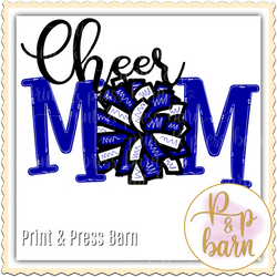 Cheer Mom- Blue