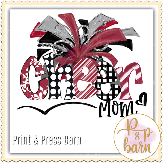 Cheer Mom PP- Maroon