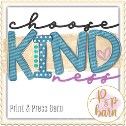 Choose Kindness on burlap