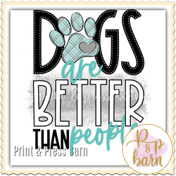 Dogs are better-Blue