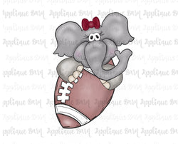 Girl Elephant Football