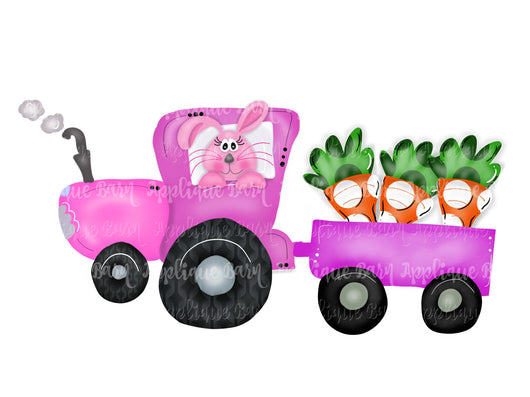 Easter Tractor- Pink