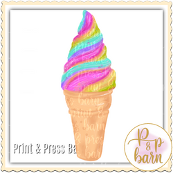 Ice Cream Cone Rainbow
