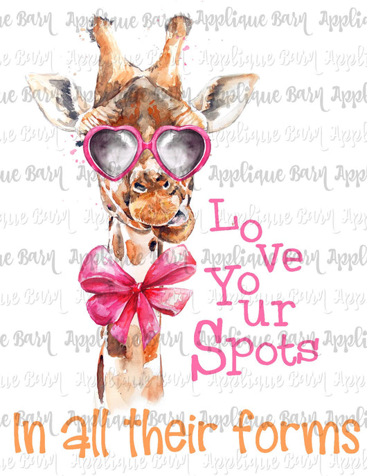 Giraffe Love your Spots