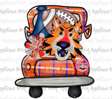 Tiger Mascot Sublimation Design- Auburn Sublimation file- watercolor Png- Sublimation design- PNG- Transfer design- HTV- Tiger Football HTV