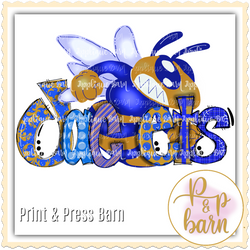 Jackets- Blue and gold