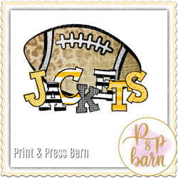 Jackets Football- Gold and Black