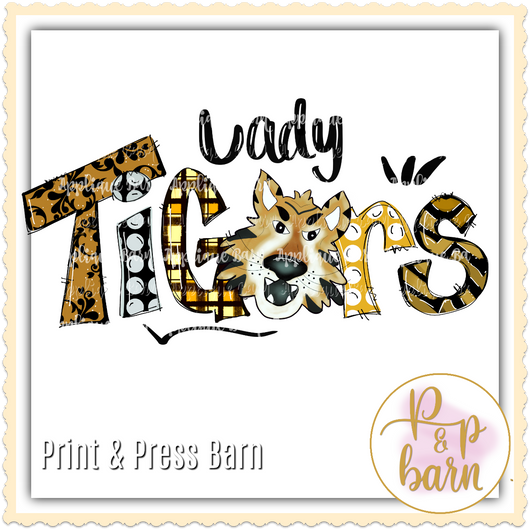 Lady Tigers- Gold and Black