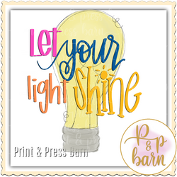 Let your light shine bulb