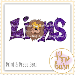 Lions- Purple