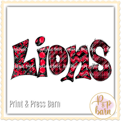 Lions- Red