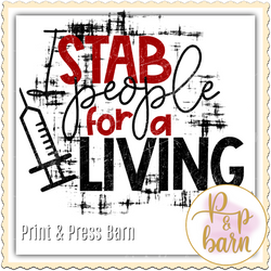 Stab people for a living