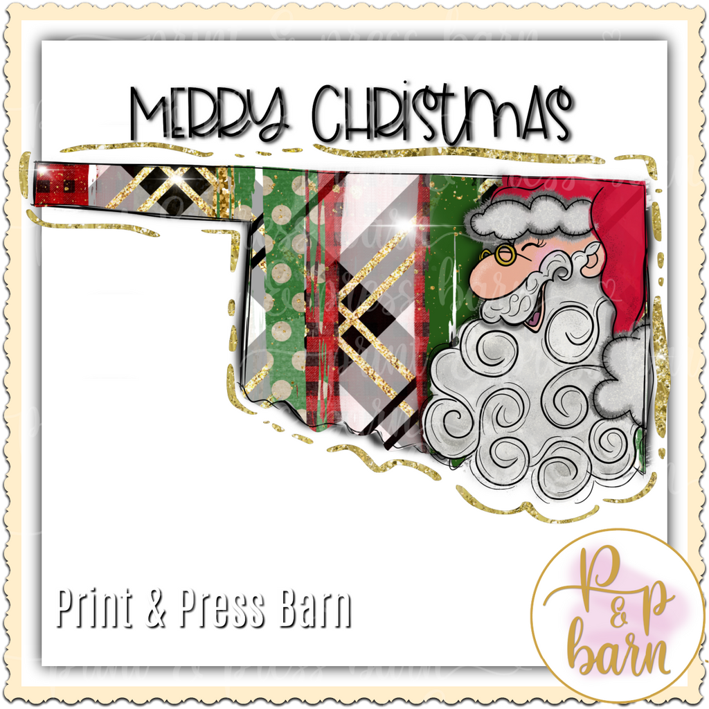 Oklahoma Santa – Print & Press Barn