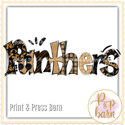 Panthers Paw- Black and Gold