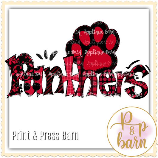 Panther Paw- Red