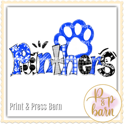 Panther Paw- Blue