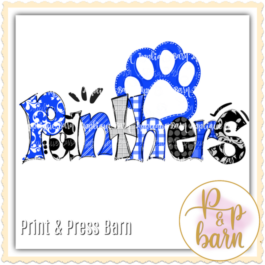 Panthers Paw- Blue