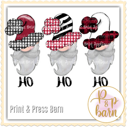 Plaid Santa Set
