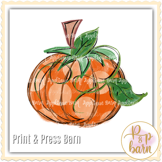 Sketch Pumpkin Polka Dot