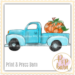 Pumpkin Sketch Truck