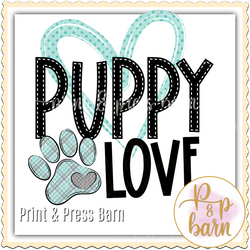 Puppy Love Paw- Blue