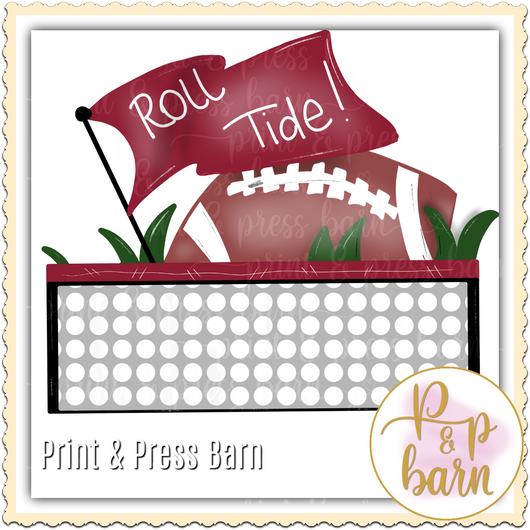 Roll Tide Football Flag