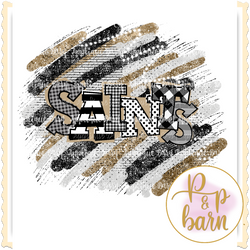 Saints Swatch
