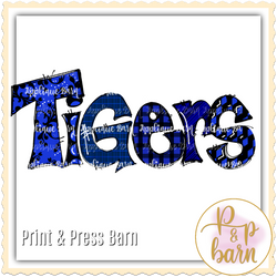 Tigers- Blue and Black