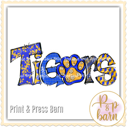 Tigers- Blue and yellow