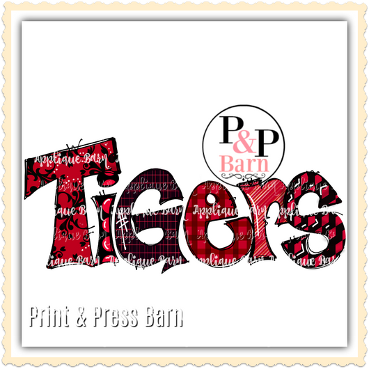 Tigers- Red and Black
