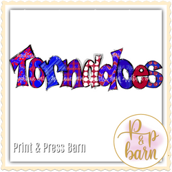 Tornadoes- Red and blue