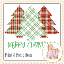 Christmas Tree- Plaid