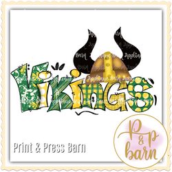 Vikings- Green and Yellow
