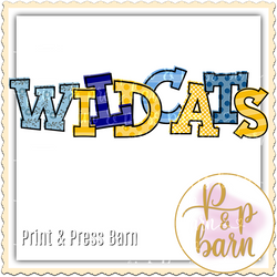 Wildcats SCA- Blue and gold